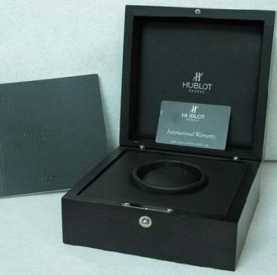 Hublot Watch Box - Replacement Hublot Box Replica Black Wood Watch Case $65.00